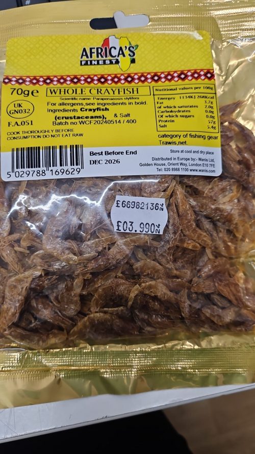 Africa's Finest Dried Crayfish 70g