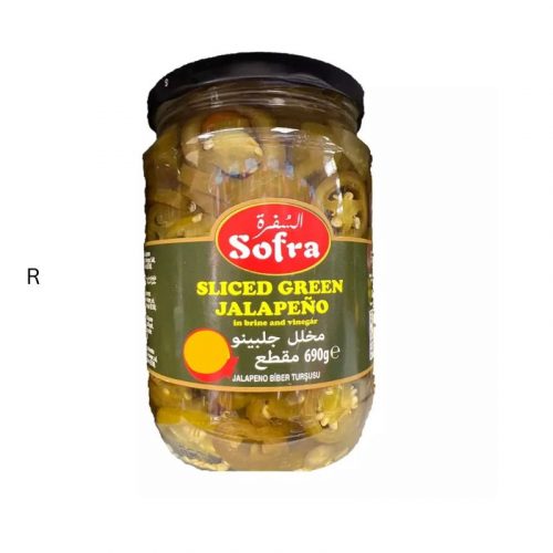 SOFRA SLICED GREEN JALAPENO 480G