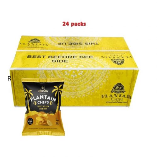 OLU OLU SWEET PLANTAIN CHIPS BOX