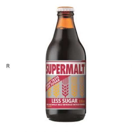 SUPERMALT LESS SUGAR BOTTLE