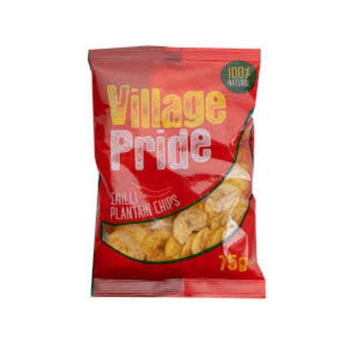 VILLAGE PRIDE PLANTAIN CHIPS CHILLI