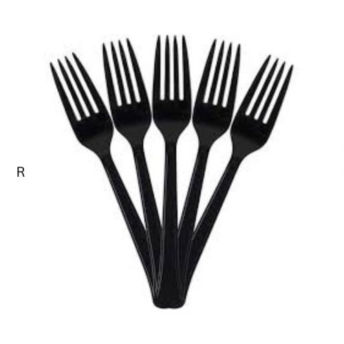zebra premium black fork