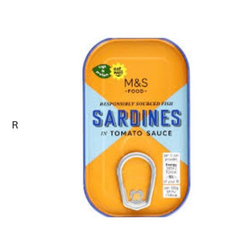 M&S SARDINES IN TOMATO SAUCE