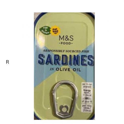 M&S SARDINES IN OLIVE OIL